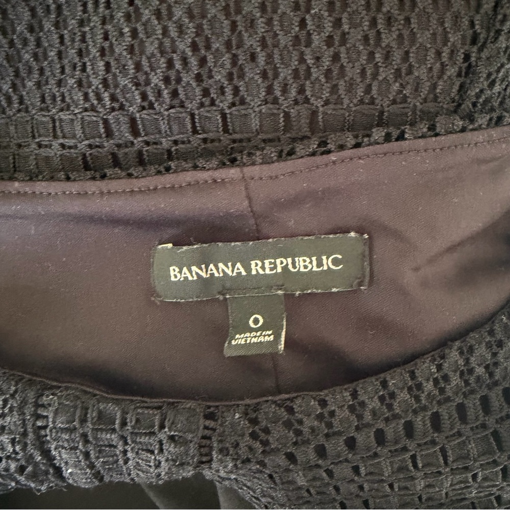 Banana Republic Black Long Sleeve Dress - Picture 3 of 3